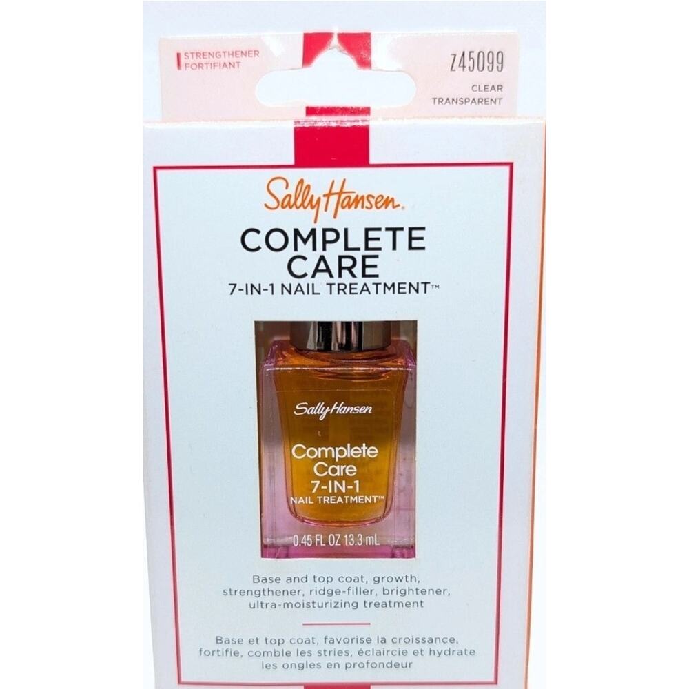 Sally Hansen Nail Polish Complete Care 7-In-1 Strength Treatment Base Top Coat